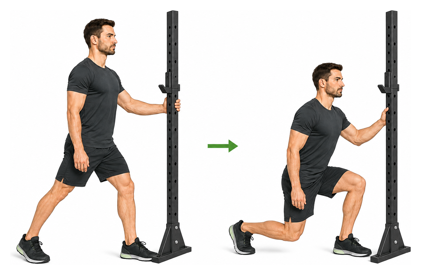 Unterstützter Split Squat