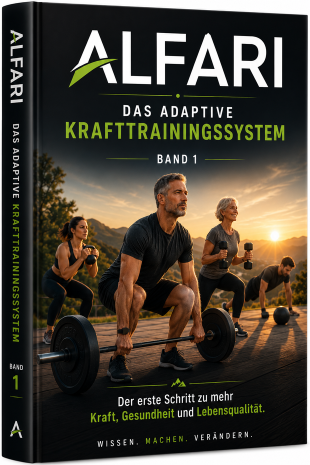 Buchcover ALFARI Band 1 – Das adaptive Krafttrainingssystem